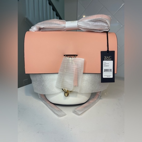 NWT Zac Posen Belay Crossbody Dark Bellini NWT - Picture 3 of 9